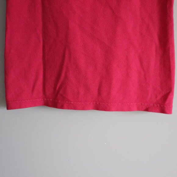 Lacoste Women's Pink Sz 34 Buttoned Polo Collar Short Sleeve Pullover‎ Shirt Top - Picture 9 of 12